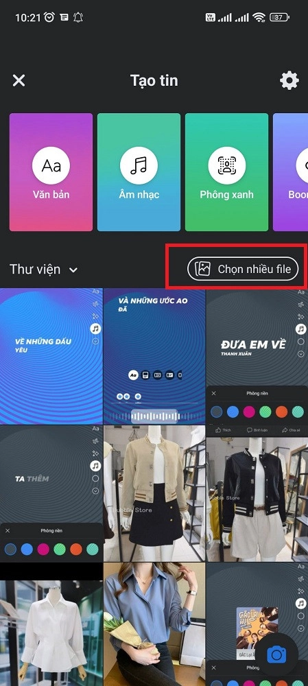 viết chữ trên story facebook 1