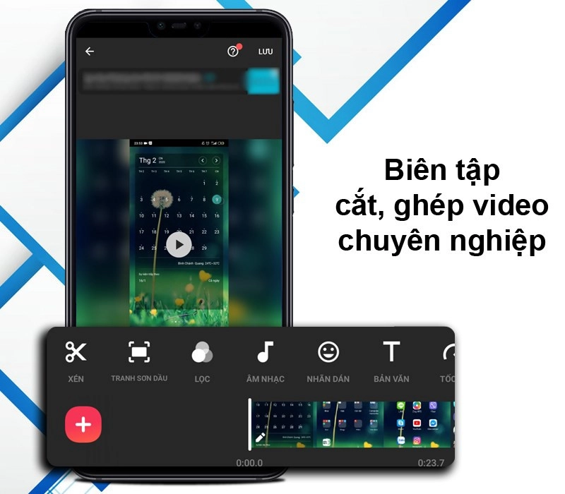 ứng dụng cắt ghép video InShot