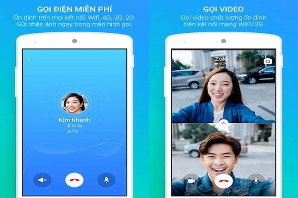 Gửi tin nhắn, gọi điện thoại, chat video