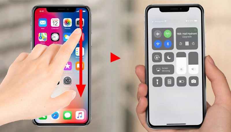 Mẹo bật tắt đèn pin iPhone X