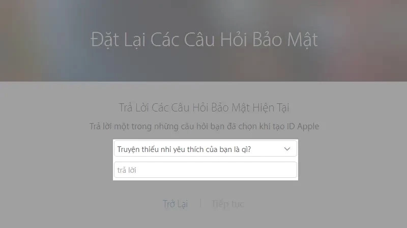 Chờ mã code bảo mật gửi về thiết bị và tiến hành nhập