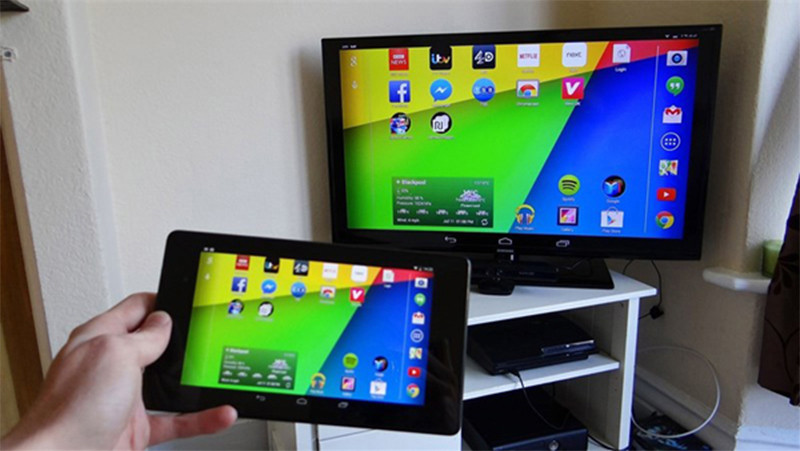 Chiếu màn hình smartphone lên tivi