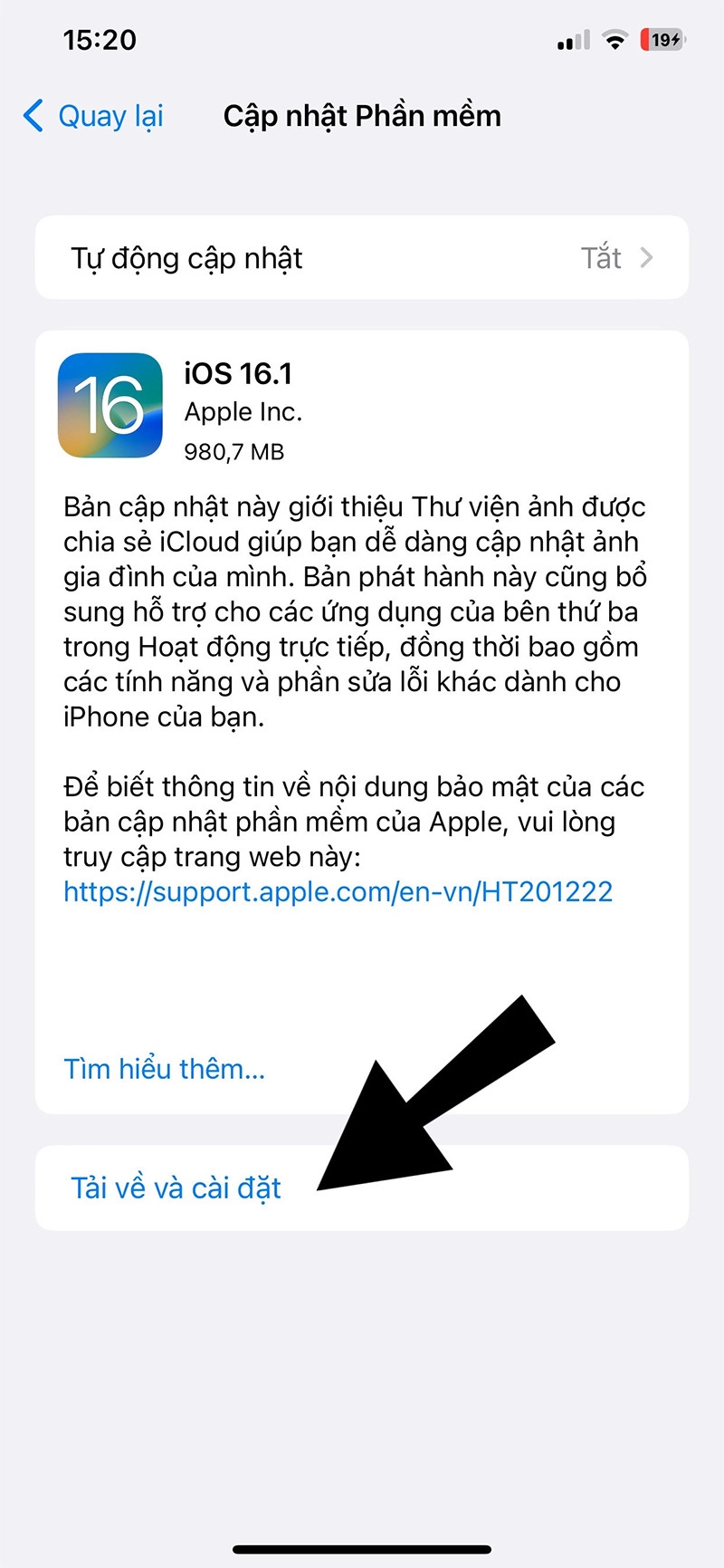 tải xuống và cài đặt