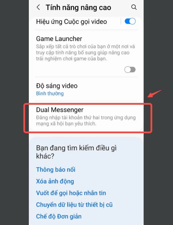 Chọn Dual Messenger