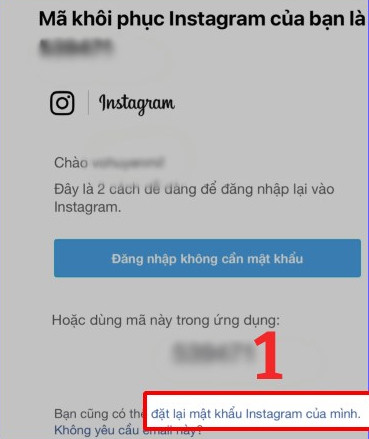 Đổi mật khẩu cho Instagram