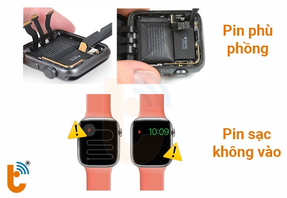 Các lỗi pin apple watch