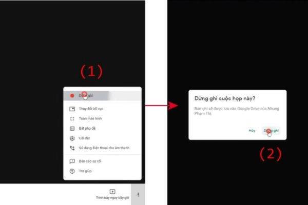 ghi lại cuộc họp Google Meet 7