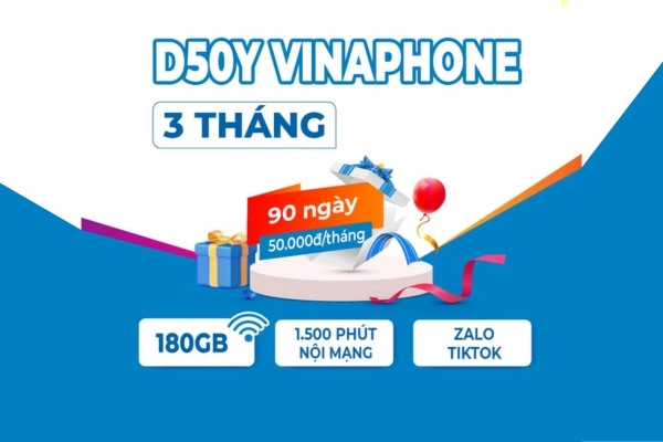 Gói cước 4G VinaPhone 3 tháng