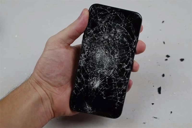 Kính cảm ứng iPhone X bị vỡ