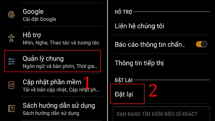 Samsung S8 sạc không vào pin 1