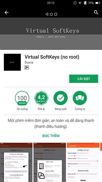 phím điều hướng ảo trên Android 1