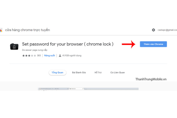 cài đặt mật khẩu cho trình duyệt Chrome1