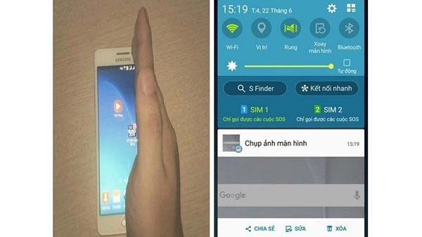 chụp màn hình samsung galaxy a5