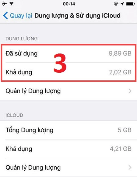 giải phóng bộ nhớ cho iPhone 13