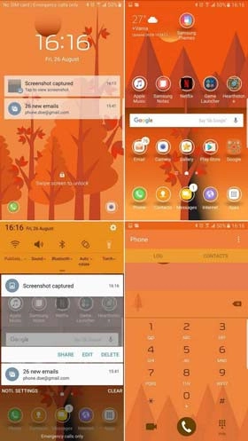 giao diện Samsung Galaxy S7 4