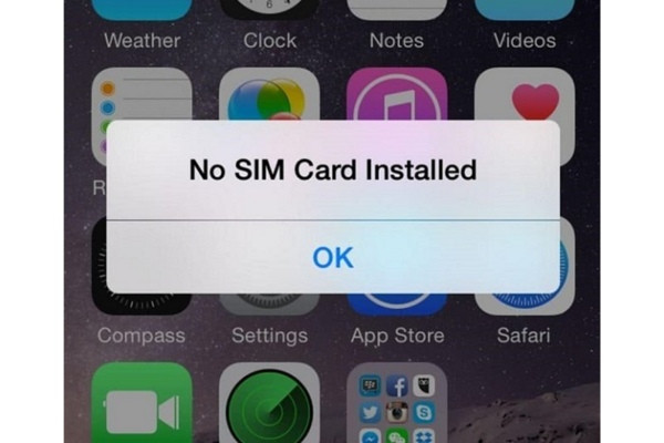 iphone 11 pro max not sim card installed