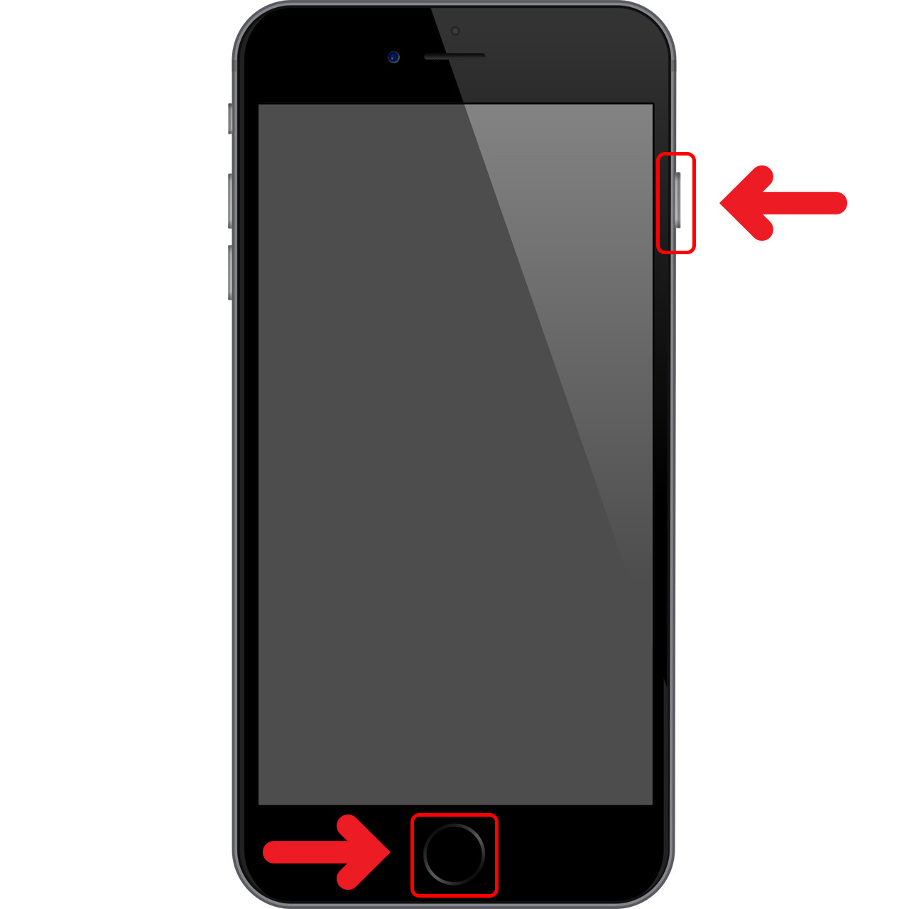iphone 6 bị đen màn hình 7