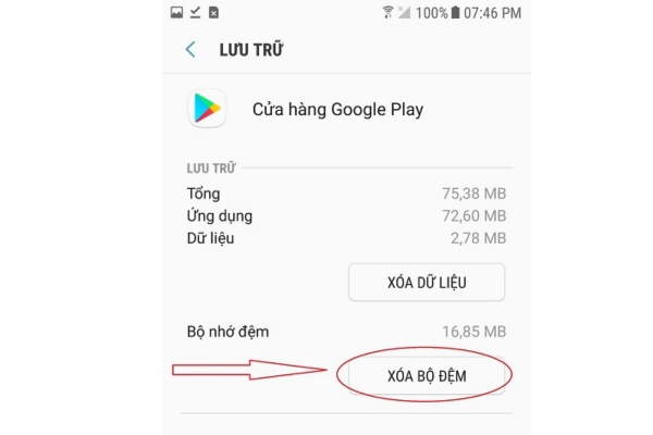 lỗi dịch vụ google play đã dừng 4