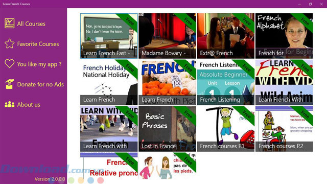 phần mềm học tiếng Pháp 10