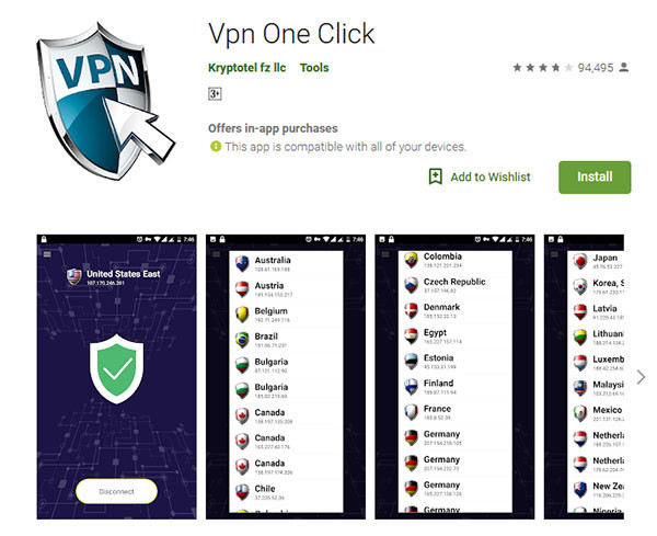 Phần mềm VPN tốt nhất cho Android
