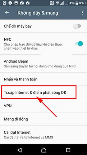 Phát Wifi trên Sony Xperia XA 3