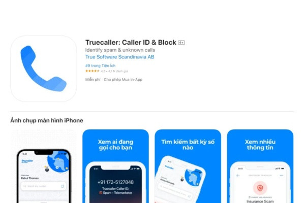 tải Truecaller trên iOS