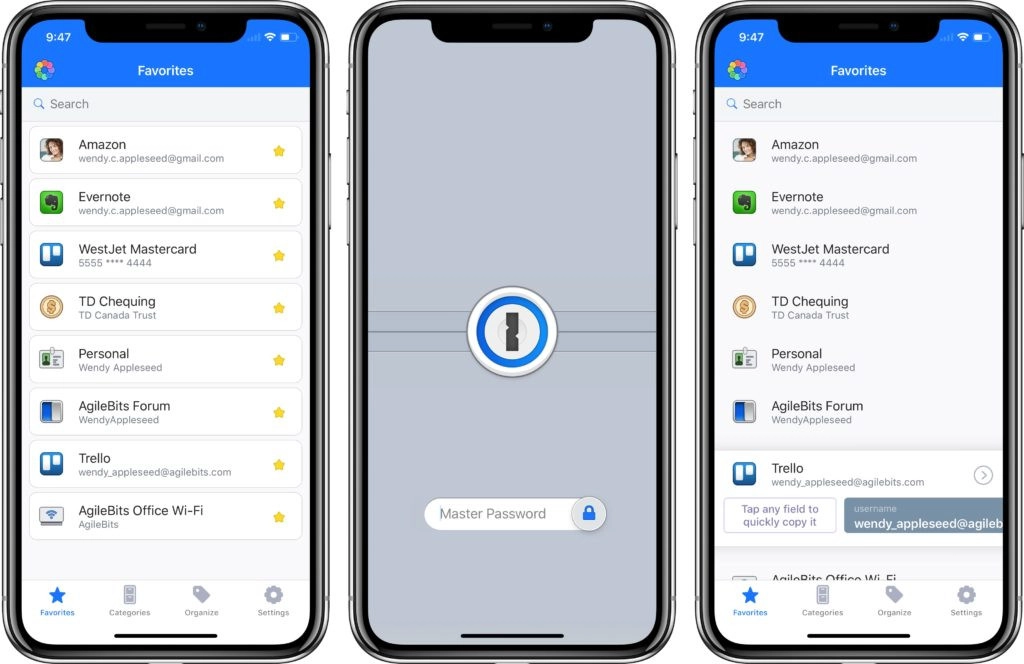 ứng dụng 1 password