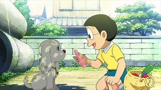 Ảnh nền máy tính anime về Nobita