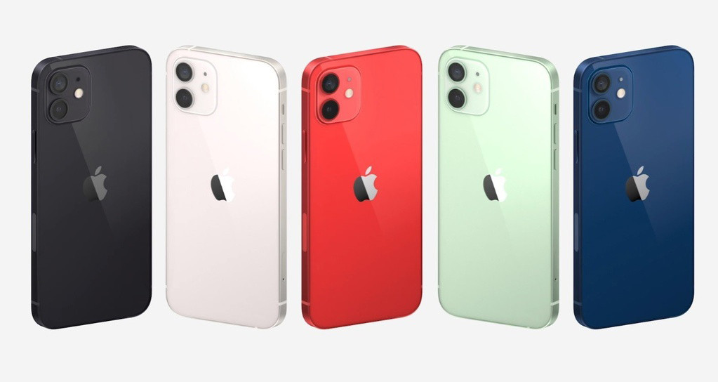 Các màu chuẩn của iPhone 12