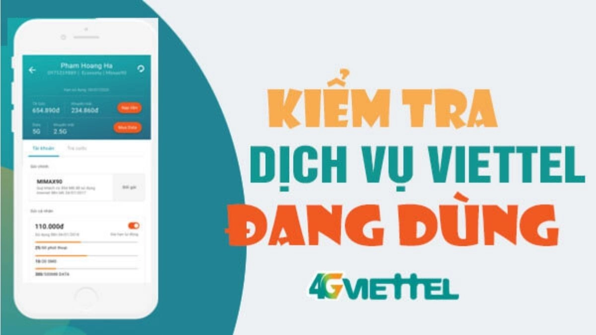 Cách kiểm tra các dịch vụ Viettel