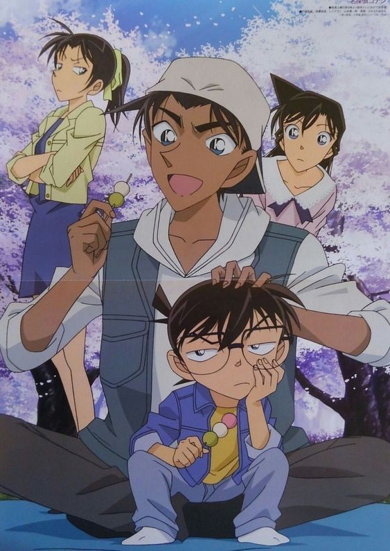 Hình nền anime Conan cute và những người bạn
