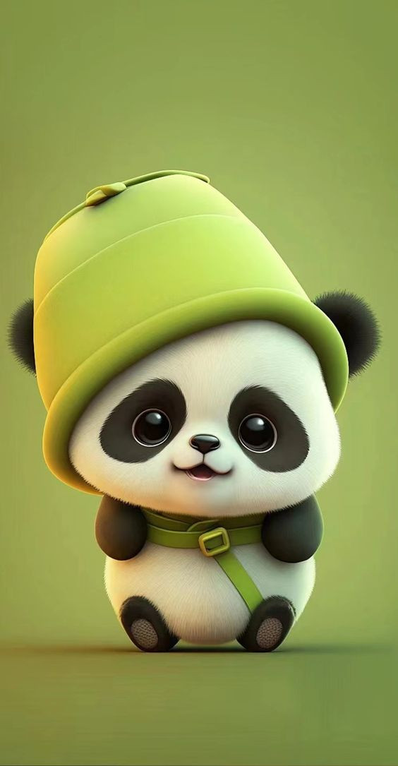 Hình nền gấu trúc Panda dễ thương | Cute panda wallpaper, Cute cartoon  drawings, Panda art