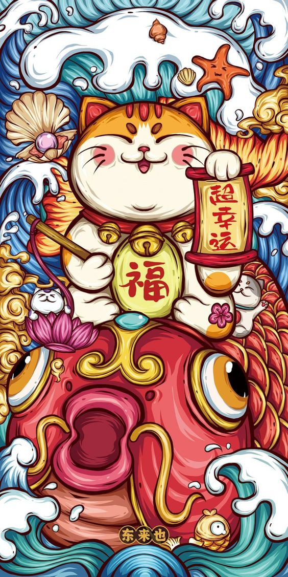 Ý nghĩa mèo thần tài Maneki Neko, mèo may mắn Nhật Bản | Naty.vn