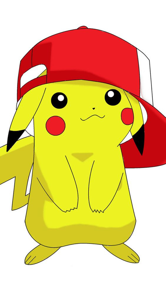 Hình nền pikachu cute đội nón