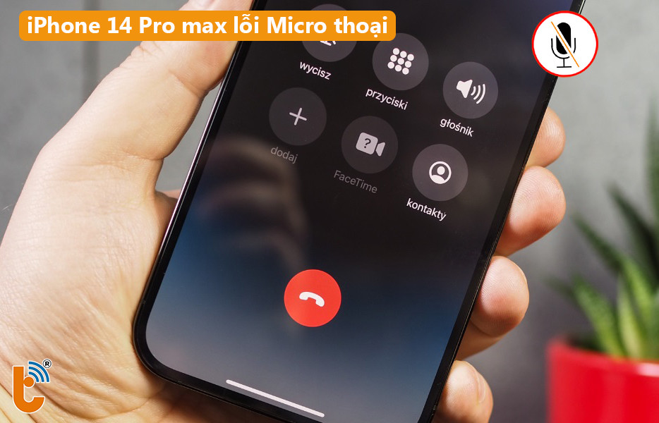 iPhone 14 Pro max lỗi Mic thoại