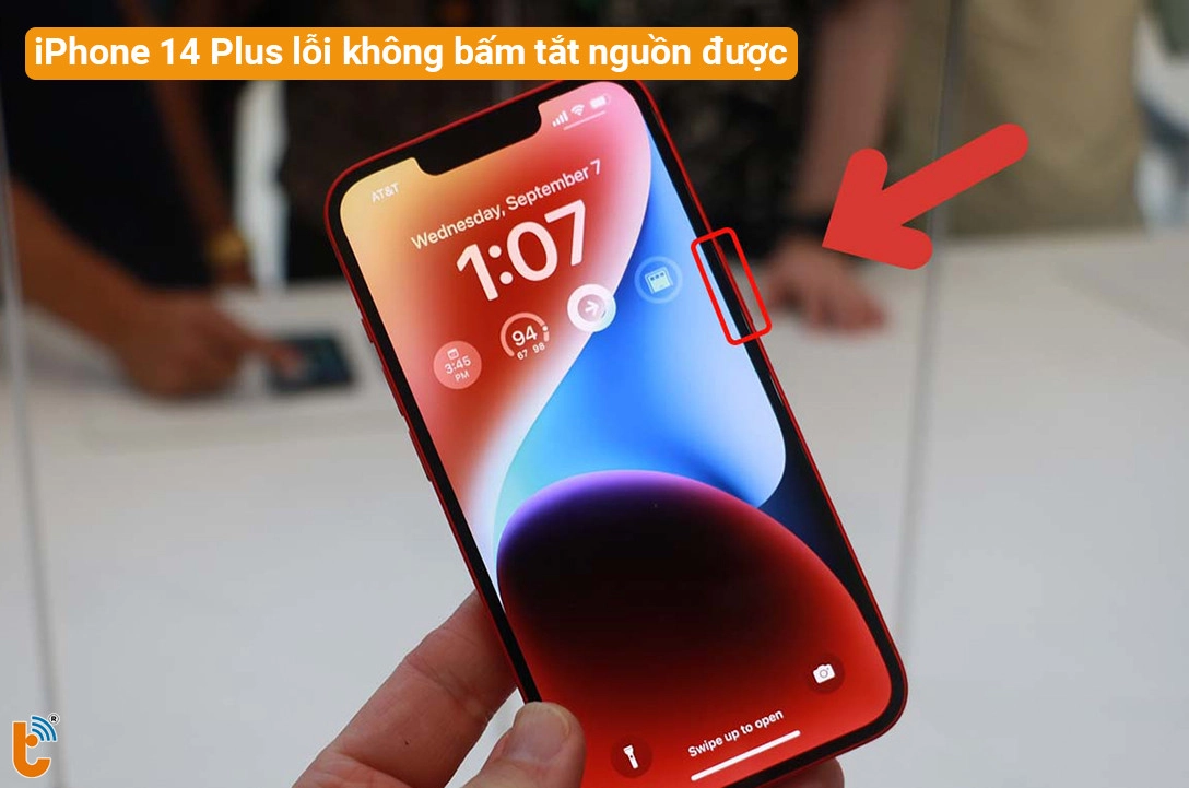 Lỗi nút nguồn iPhone 14 Plus không hoạt động