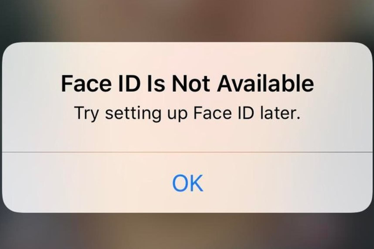Biểu hiện iPhone gặp vấn đề với Face ID