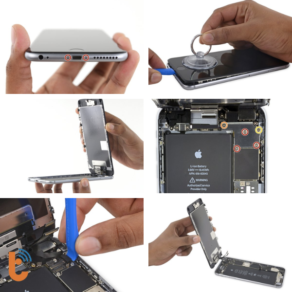 Sửa iPhone 6S Plus mất sóng 2