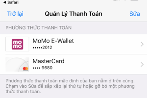 Cách nạp tiền vào ID Apple bằng MoMo, Visa, Master Card