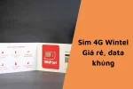 Sim 4G Wintel không giới hạng dung lượng, tốc độ như WiFi