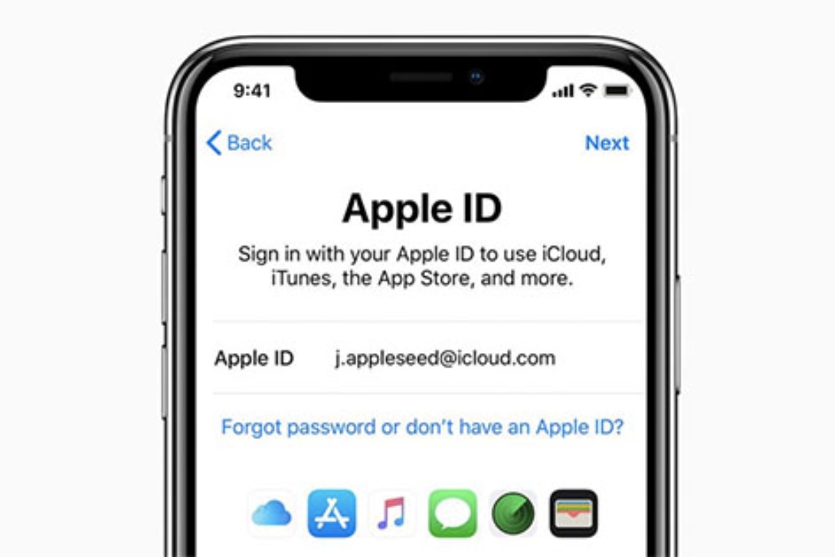 đăng xuất Apple ID