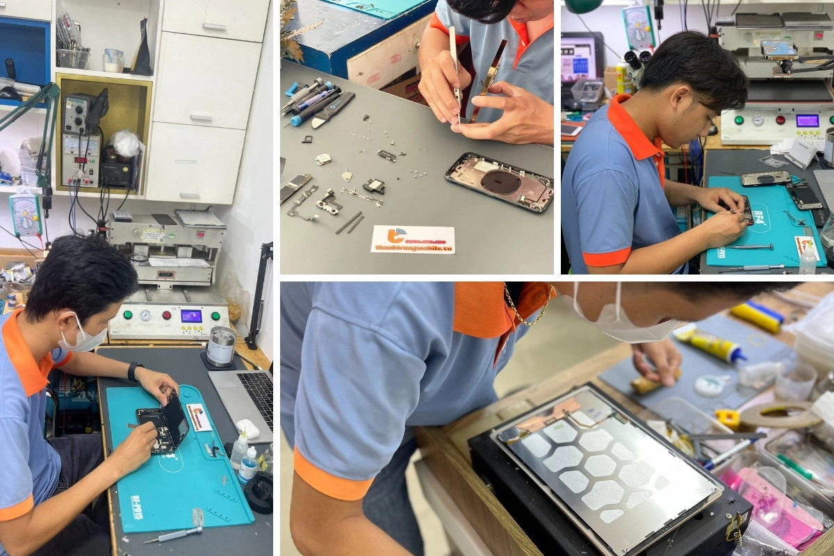 Kỹ thuật viên sửa chữa iPhone - iPad chuyên nghiệp của Thành Trung Mobile