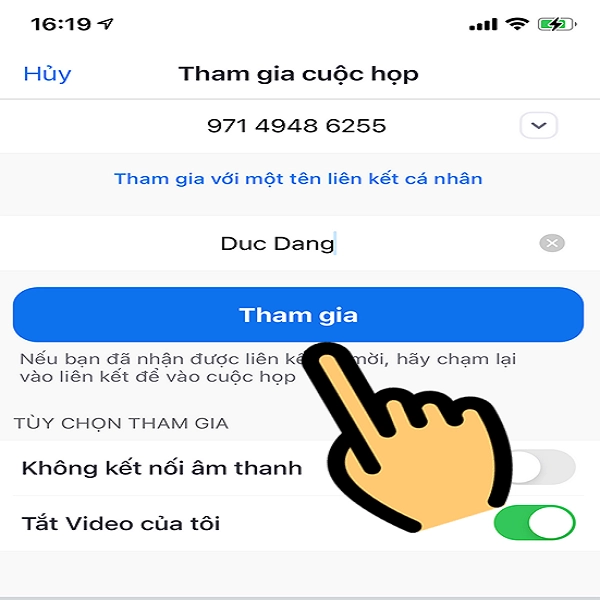 Tiếp tục tham gia