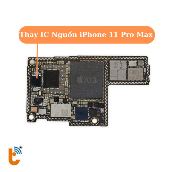 Thay IC nguồn iPhone 11 Pro Max