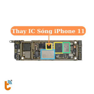 Thay IC sóng iPhone 11