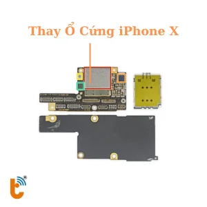 Thay ổ cứng iPhone X