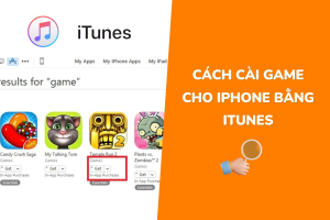 Hướng dẫn cài game cho iPhone bằng iTunes phiên bản mới nhất