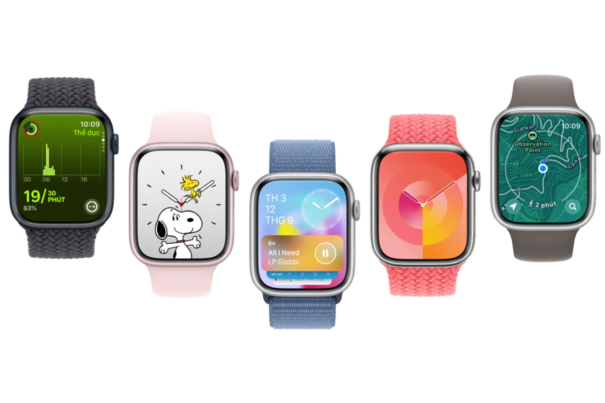 Các tuỳ chọn mặt đồng hồ mới trên watchOS 10 