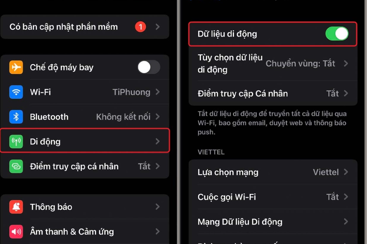 Cách sử dụng 4G