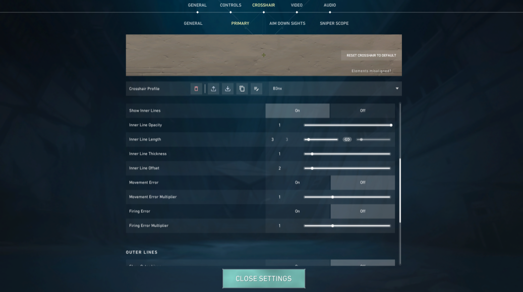 Top 5 crosshair VALORANT để bạn trở thành Pro Player!